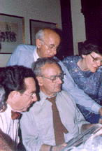John Bland with colleagues